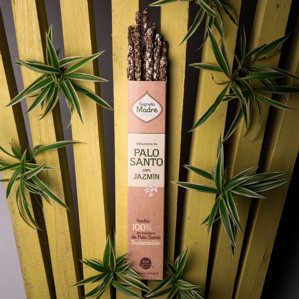 Incienso de Palo Santo con Jazmín - SAGRADA MADRE - Imagen 2