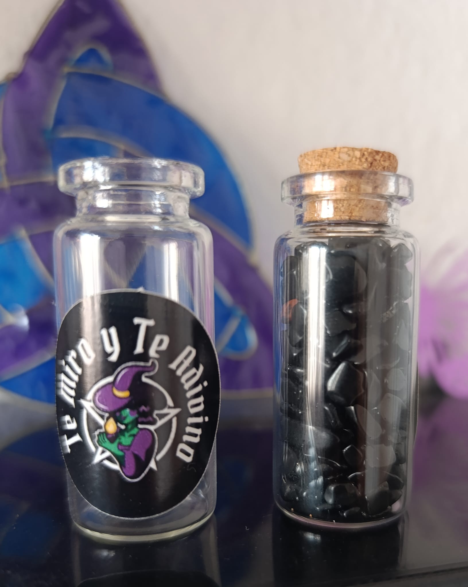 Botella Protección 10ml OBSIDIANA NEGRA